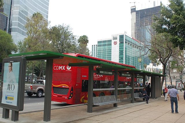 Estación El Ángel L-7 del Metrobús