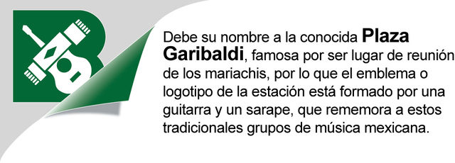 Estación Garibaldi L7 del Metrobús